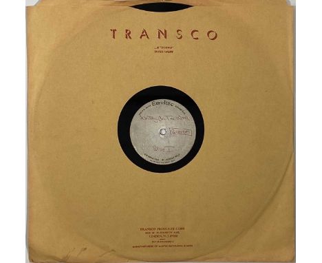 WRITING ON THE WALL - THE POWER OF THE PICTS LP - ORIGINAL UK (DOUBLE SIDED) EMIDISC ACETATE RECORDING. Outrageous to see ori