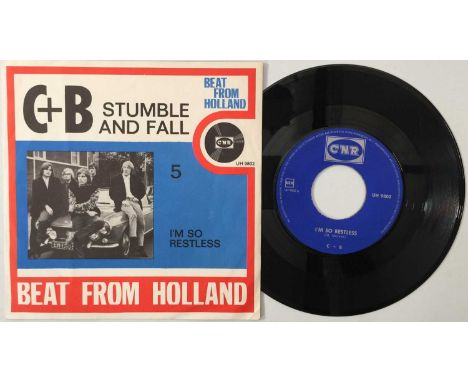 CUBY + BLIZZARDS - STUMBLE AND FALL / I'M SO RESTLESS (UH9802 - OG 7"). An exciting 45 by Cuby + Blizzards to include Stumble