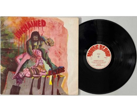 ELIAS HULK - UNCHAINED LP (ORIGINAL UK PRESSING - YOUNG BLOOD SSYB 8). The only 1970 Heavy Rock/Psych masterpiece from Elias 