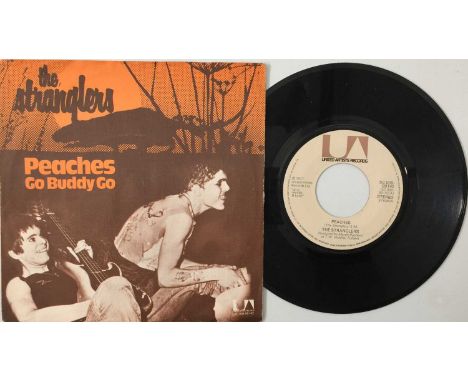 THE STRANGLERS - PEACHES / GO BUDDY GO (UNITED ARTISTS RECORDS - 5C 00699142). A rare Dutch 45 by The Stranglers to include P
