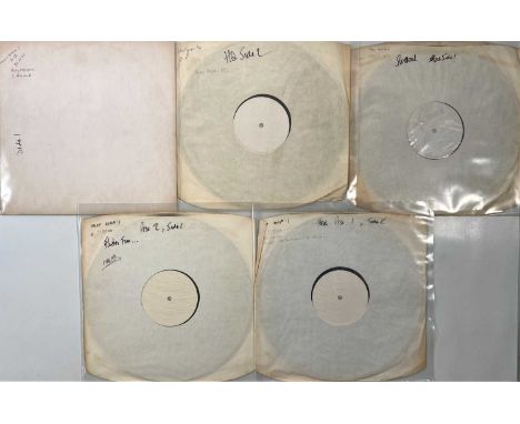 ROY HARPER - UK WHITE LABEL TEST PRESSING LPs (SINGLE SIDED). Superb collection of 5 x single sided UK test pressing LPs from