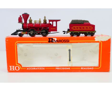 Rivarossi - A boxed HO gauge Rivarossi 2-4-0 Classic American Steam Locomotive "J.W. Bowker" in Virginia & Truckee Railroad r