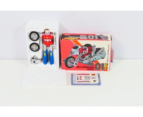 Bandai - Popy - A rare boxed Machine Robo Series Devil Invader dated 1982 # MR-01. The model appears unused and Mint with ins