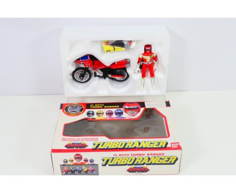 Bandai - Turbo Ranger - A boxed 1989 Turbo Ranger Machturbo Motorcycle # 27200. The motorcycle and figure appear unused and M