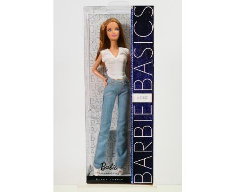 Mattel - Barbie - A boxed Barbie Basics 'Black Label' Model 07 Collection 002 doll. The doll appears Mint in Very Good sealed