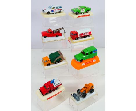 Majorette  - Guisval - Guiloy - Eight boxed Continental diecast model vehicles in smaller scales. Lot includes Guisval #45 Bo