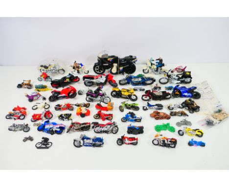 Matchbox - Maisto - Darda - A collection of unboxed models including Matchbox Harley Davidson, Chop Suey Chopper Bike and oth
