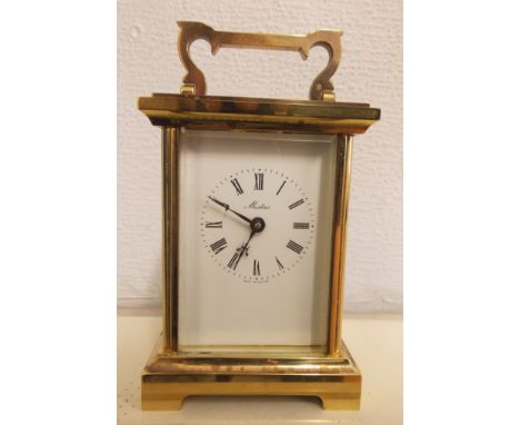 BRASS MISTAS CARRIAGE CLOCK