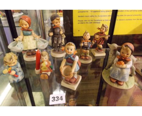 EIGHT MJ HUMMEL FIGURE GROUPS