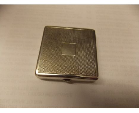 BIRMINGHAM SILVER SQUARE POWDER COMPACT