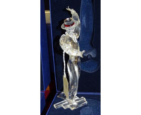 Swarovski, Magic of Dance "Isadora-2002", boxed with outer casing and two plaques, "Antonio-2003", signed by designer, boxed 