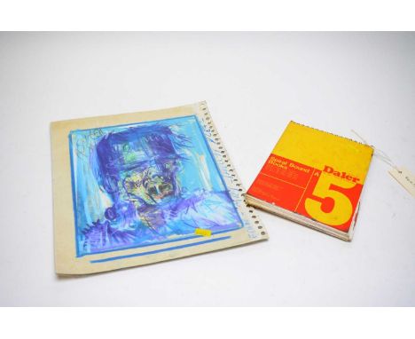 Antoni Sulek(1951-1988)The artist's A5 sketchbook, containing approximately 27 studies, predominantly of an abstract nature, 
