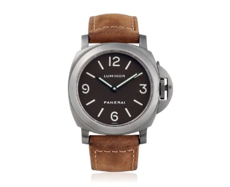 PANERAI LUMINOR REF. PAM 0055 OP 6502 TRITIUM DIAL, BOX AND GUARANTEE, SOLD IN 2001 - Case: signed, n. D0498/1200, BB 1020653
