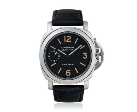 PANERAI LUMINOR MARINA REF. PAM 003 OP 6502 TRITIUM DIAL, BOX AND GUARANTEE, SOLD IN 1998 - Case: signed, n. A0361/1500, BB 9
