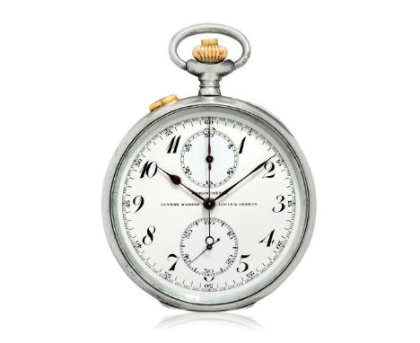 ULYSSE NARDIN SPLIT SECONDS CHRONOGRAPH CHRONOMÉTRE BULLETIN DE MARCHE, CIRCA 1900 - BULLETIN 1.ere CLASSE DEL OBSERVATOIRE A