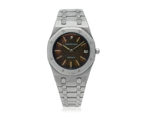 AUDEMARS PIGUET ROYAL OAK REF. 4100, EXTRACT FROM THE ARCHIVES, CIRCA 1977 - Case: signed, n. 162, B15278, stainless steel, c