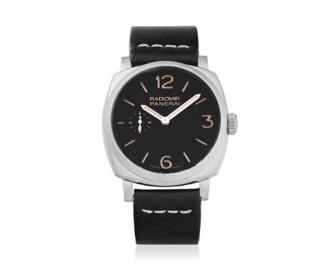 PANERAI RADIOMIR REF. PAM 00512 OP 6936, BOX AND GUARANTEE, SOLD IN 2013 - Case: signed, n. P0533/1500, BB 1623947, stainless