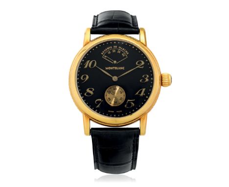 MONTBLANC MEISTERSTÜCK REF. 7007 IN GOLD, BOX AND GUARANTEE, 2000s - Case: signed, n. CC13713, 18K gold, snap-on caseback. Br