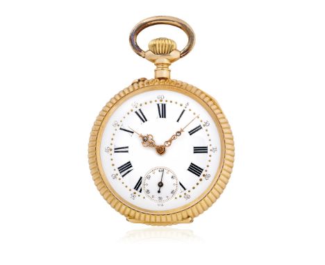 DUBOIS IN GOLD, CIRCA 1900 - DUBOIS IN GOLD, CIRCA 1900 Case: n. 38572, four-body, 18K gold, lobbed edges, dome signed and en