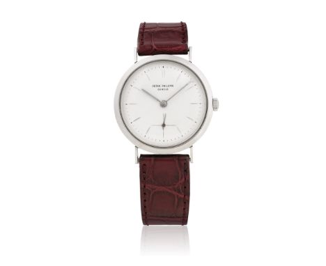 PATEK PHILIPPE CONVERTIBLE REF. 3418 IN STEEL, EXTRACT FROM ARCHIVES, 1957 - Case: signed, n. 2606004, four-body, stainless s