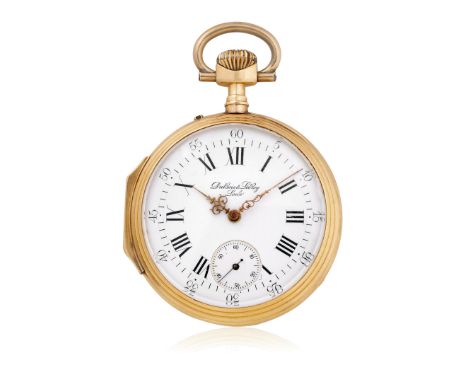 DUBOIS AND LEROY GOLD CHRONOMETER, CIRCA 1890 - Case: n. 33806, four-body, gold, stepped profiles, signed and engraved dome. 