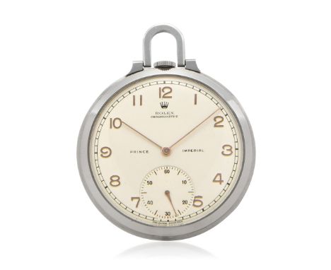 ROLEX PRINCE IMPERIAL REF. 3927 CHRONOMETER, 30s - Case: signed, n. 1009873, stainless steel, snap on caseback. Dial: signed,