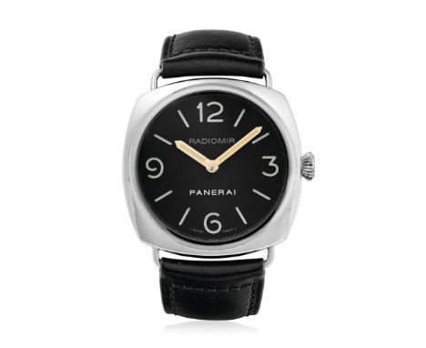 PANERAI RADIOMIR REF. PAM 00210 OP 6623, BOX AND GUARANTEE, SOLD IN 2006 - Case: signed, n. I10379/1500, BB 1183904, stainles