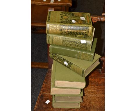 Books - Romance and Legend of Chivalry by A R Hope-Moncrieff, others; bound copies of works by Dickens (23)