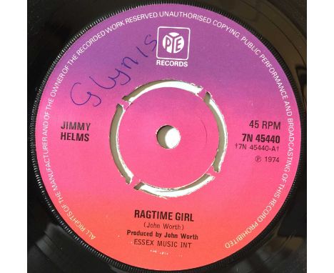 JIMMY HELMS - RAGTIME GIRL/ ROMEO AND JULIET 7" (PYE - 7N 45440). A glorious soul cut by famously overlooked soul legend Jimm