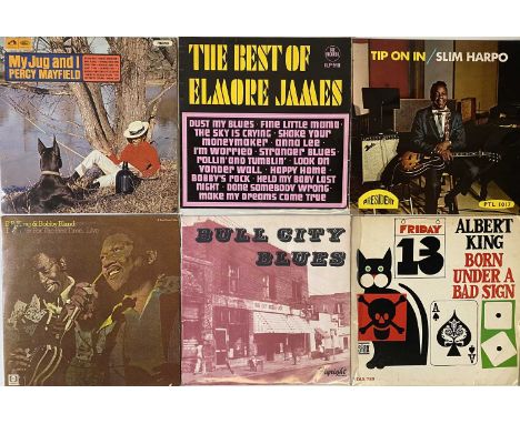 CLASSIC BLUES - LP PACK. A smashing pack of 20 blues LPs. Artists/ titles include Slim Harpo - Tip On In (PTL1017, Record Ex/