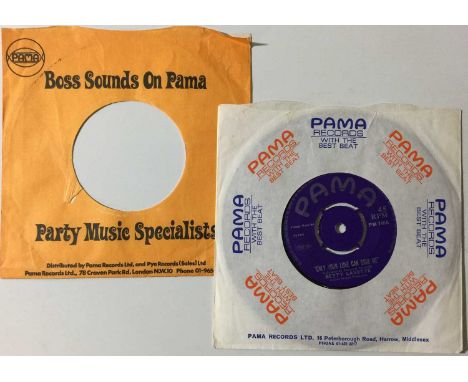 BETTY LAVETTE - ONLY YOUR LOVE CAN SAVE ME 7" (ORIGINAL UK COPY - PAMA PM 748). A deep groover from Betty (sic. Bettye) Lavet