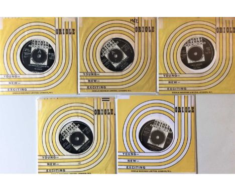 ORIOLE RECORDS - ORIGINAL UK 7" 'TAMLA/MOTOWN' SERIES - 1962/1963. Superb clean pack of 5 x original UK Oriole American Tamla