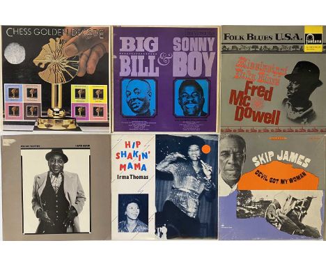 DELTA/ COUNTRY/ CHICAGO - BLUES LPs. A superb selection of 33 classic blues LPs. Artists// titles include Fred McDowell - Mis