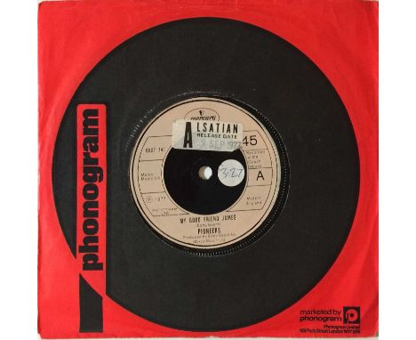 PIONEERS - MY GOOD FRIEND JAMES 7" (REGGAE-SOUL - 6007 147). A quality slice of reggae-soul by Jamaican legends Pioneers; My 