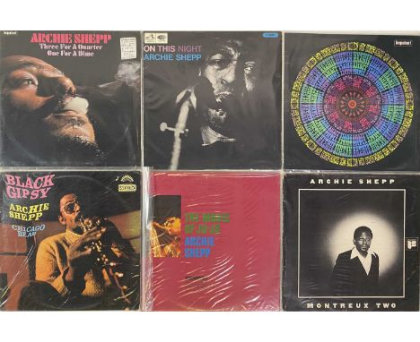 ARCHIE SHEPP - LP COLLECTION. Fantastic selection of 7 x LPs featuring Archie Shepp. Titles are The Way Ahead (UK Impulse ste