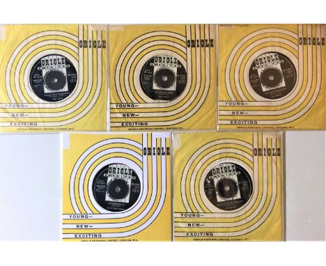ORIOLE RECORDS - UK 1963 7" COLLECTION. Wonderful pack of 5 x original UK Oriole Tamla/Motown series 7" from 1963 in very wel