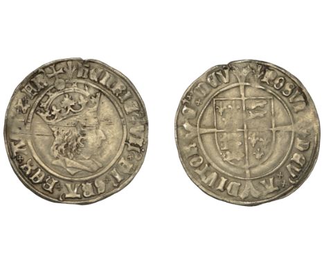 Henry VII (1485-1509), Profile issue, Groat, regular type, mm. pheon, triple band to crown, 2.95g/12h (N 1747; S 2258). Light
