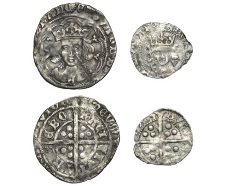 Edward IV, First reign, Light coinage, Groat, York, class VI, mm. sun, e on breast, quatrefoils by neck, large fleurs on cusp