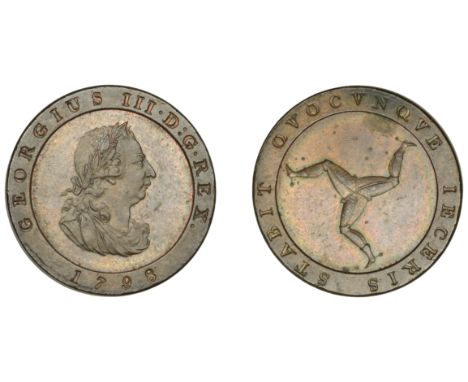 Isle of Man, George III, Second issue, Halfpenny, 1798, 11.12g/12h (Prid. 32; S 7416). Some light bagmarks with uneven toning