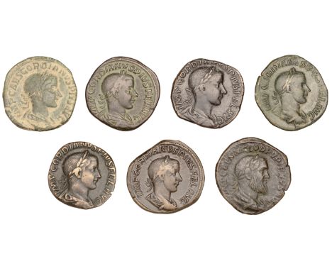 Roman Imperial Coinage, Pupienus (238), Sestertius, Rome, 238, laureate, draped and cuirassed bust right, rev. Victory standi