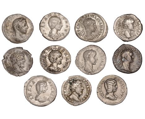 Roman Imperial Coinage, Septimius Severus (193-211), Denarius, Rome, 197-200, laureate head right, rev. Aequitas, standing le