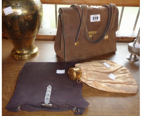 Three vintage handbags