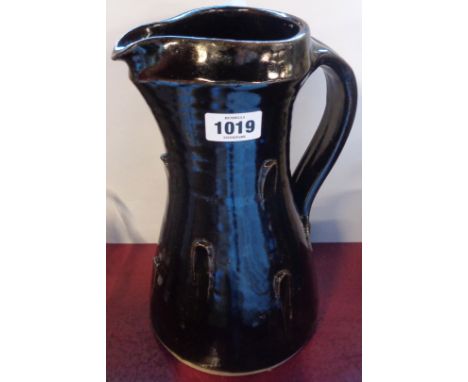 A large Jeremy Leach Lower Down Pottery jug