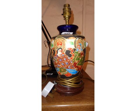 A late Japanese table lamp