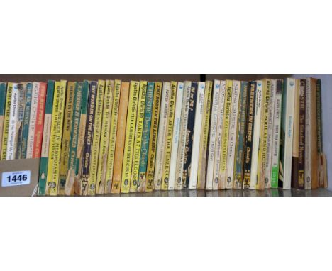 A large collection of mainly vintage Agatha Christie paperback novels - various publishers and condition