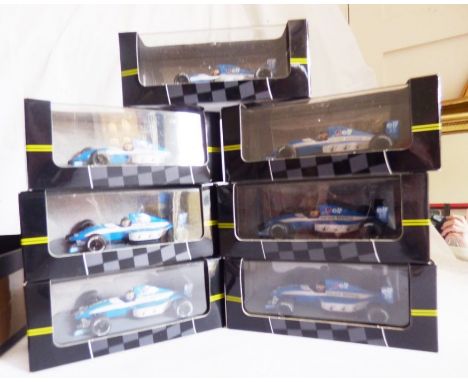 Die cast model racing car interest: Onyx model cars formula 1 1992 collection, Gitanes JS37 135 model ( Renault ) boxed seale