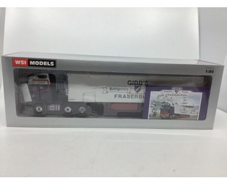 Fine Model 1;50 Boxed die-cast large scale trucks Collection from a good collection ; A WSI Models good boxed unused Gibbs Fr