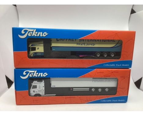 Tekno &nbsp;Fine Model trucks scale 1:50:caffrey 10/2005 Irish collection toy model truck and Keenan 03/2007; both boxed and 