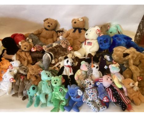 TY large 1990s Vintage bear and toy collection including Diana and many many others, all in very good condition-Please see ph