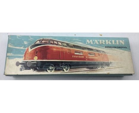 Marklin Model Railway toy Interest. Original boxed Loco Diesel Model 3021 with original box Bundesbahn.